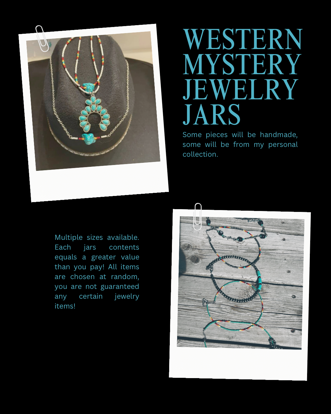 Western Mystery jewelry jar