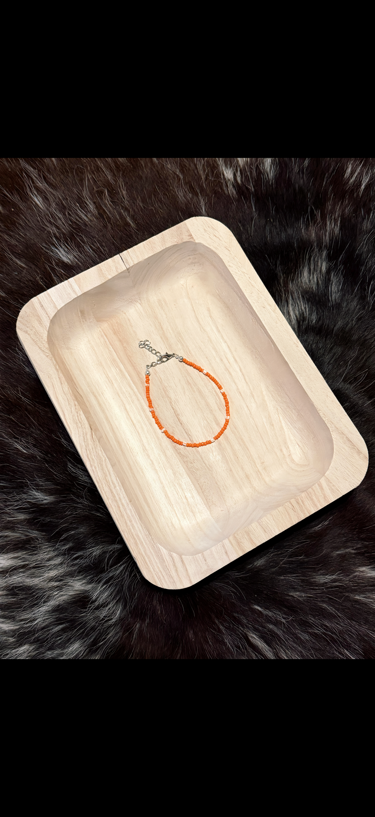 Orange bracelet