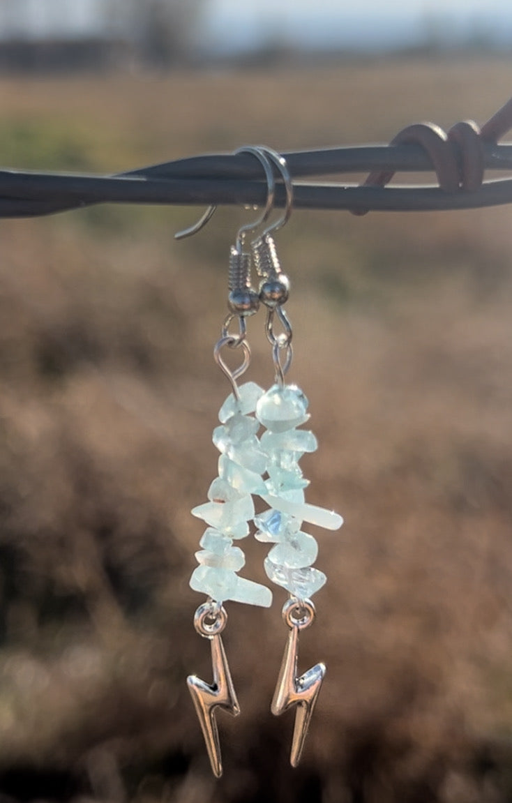 Aquamarine earrings