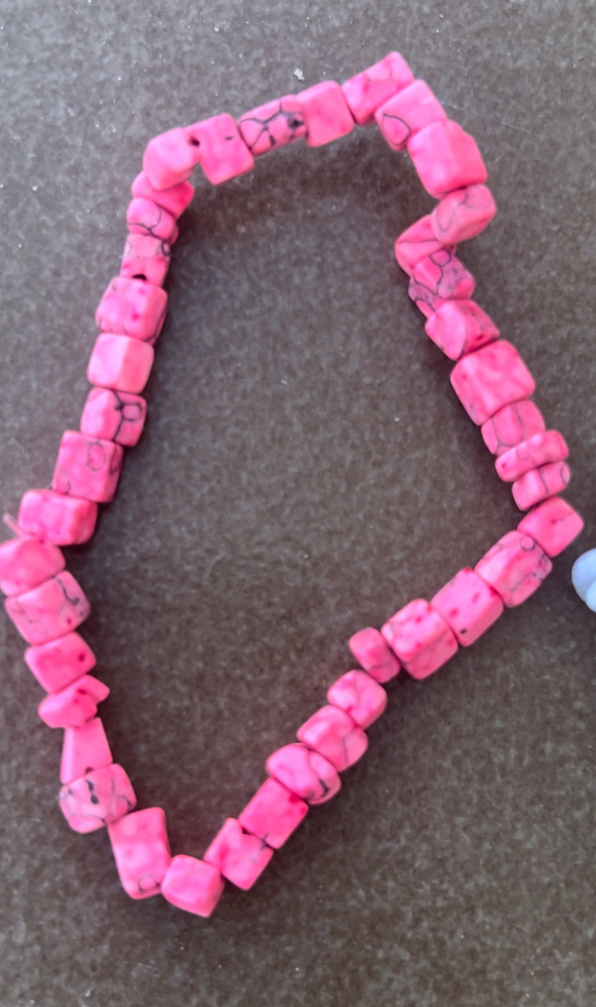 pink howlite bracelet