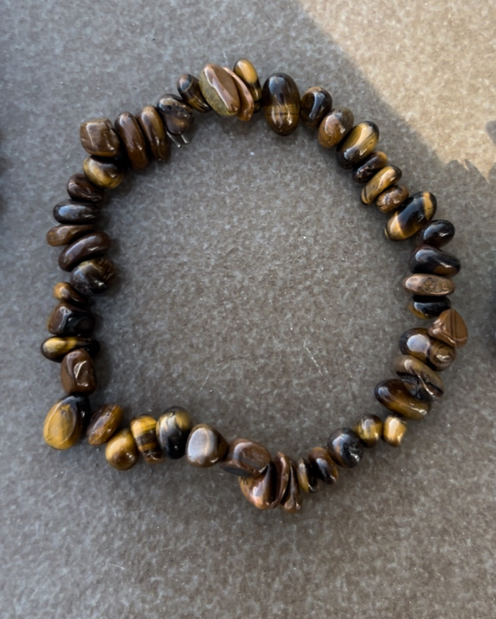 Tigers eye chip bracelet