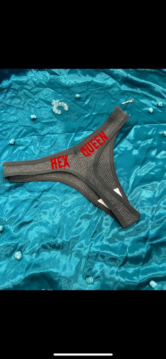 Hex queen Thongs - Cool Colors
