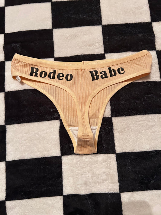 Rodeo Babe Thongs - Cool Colors