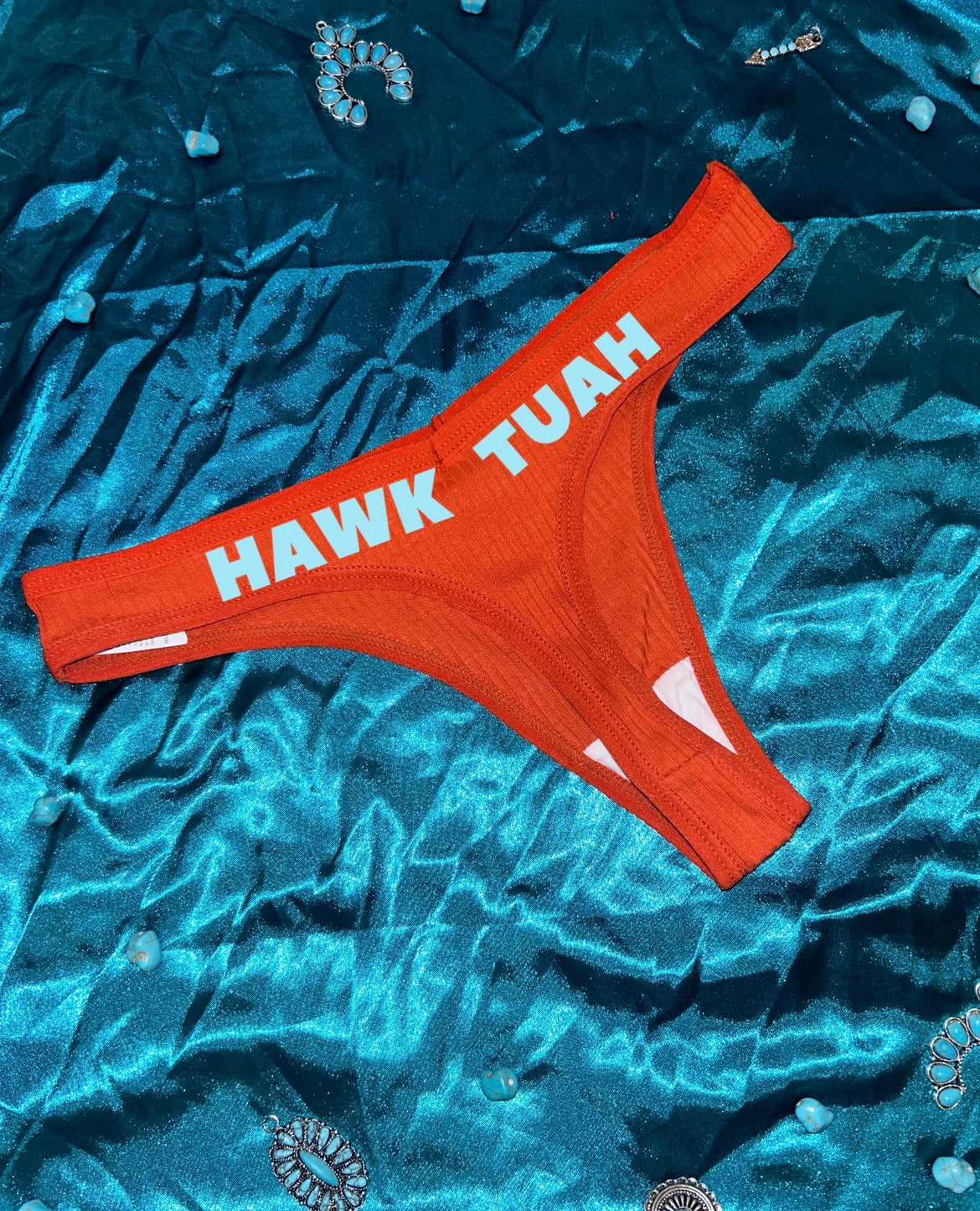 Hawk Tuah thong - Cool Colors