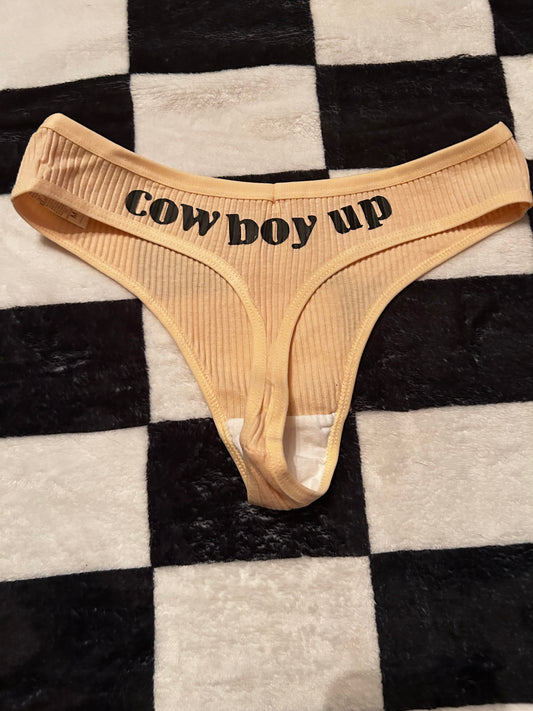 Cowboy up Thongs - Cool Colors