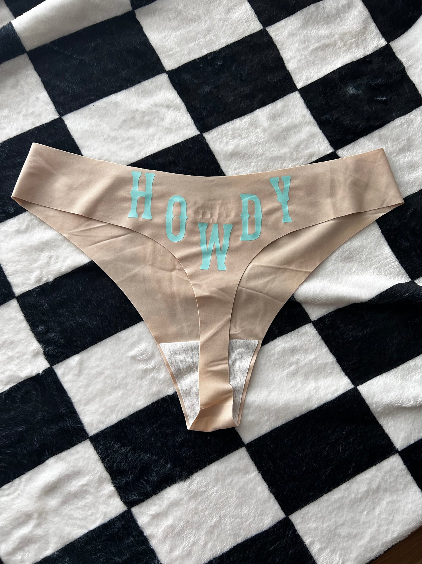 Howdy Thongs (seamless) - Blues/Grey