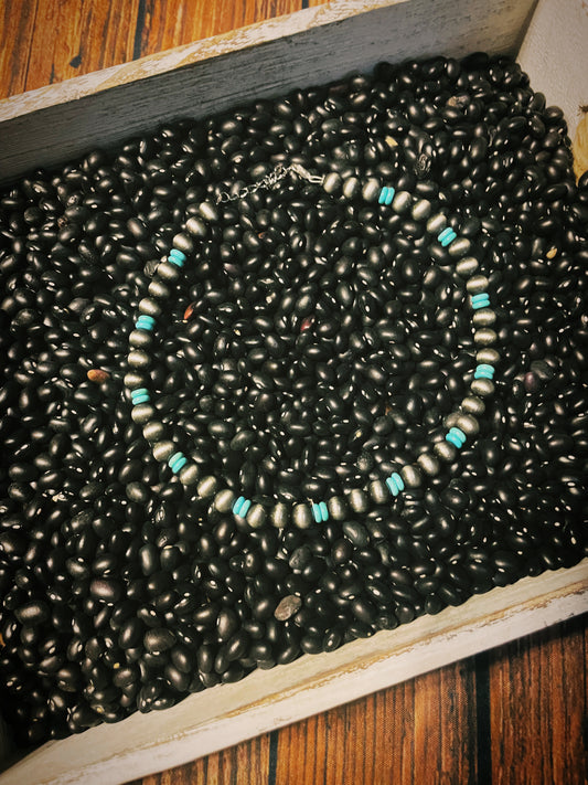 Large Navajo Pearl and turquoise