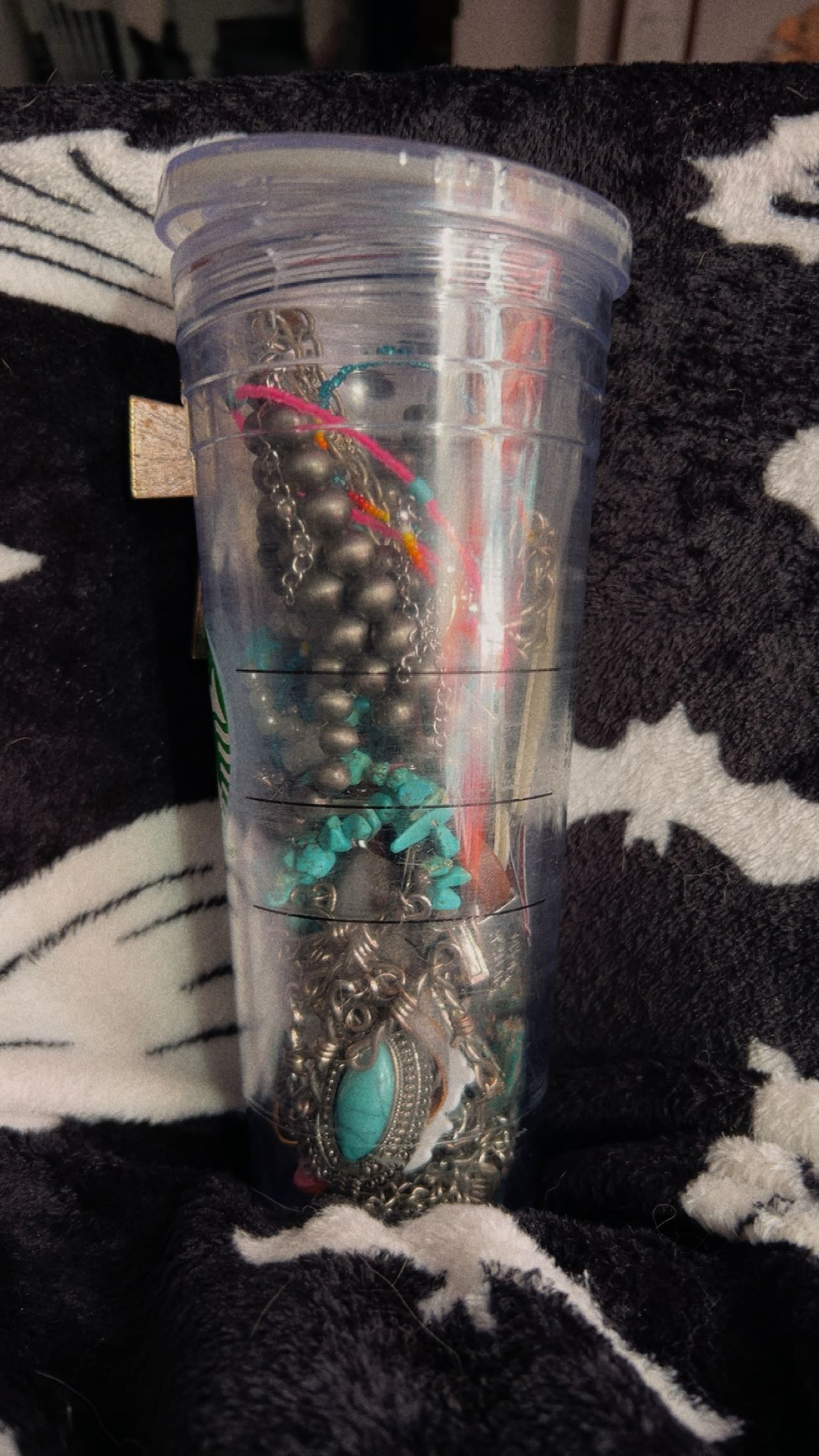 Western premade jewelry jar.