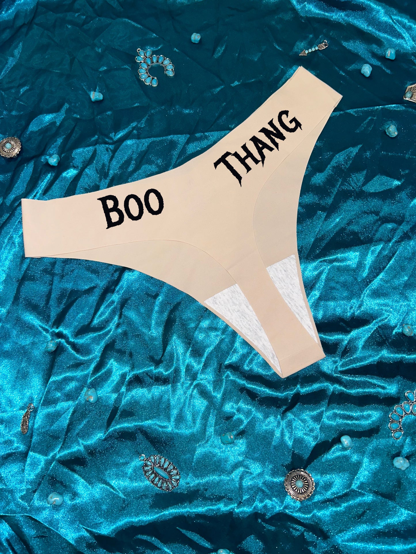 Boo Thang Thongs (seamless) - Blues/Grey