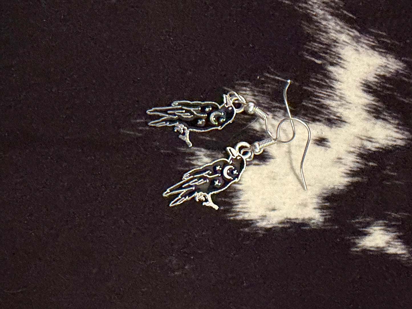 Crow earrings