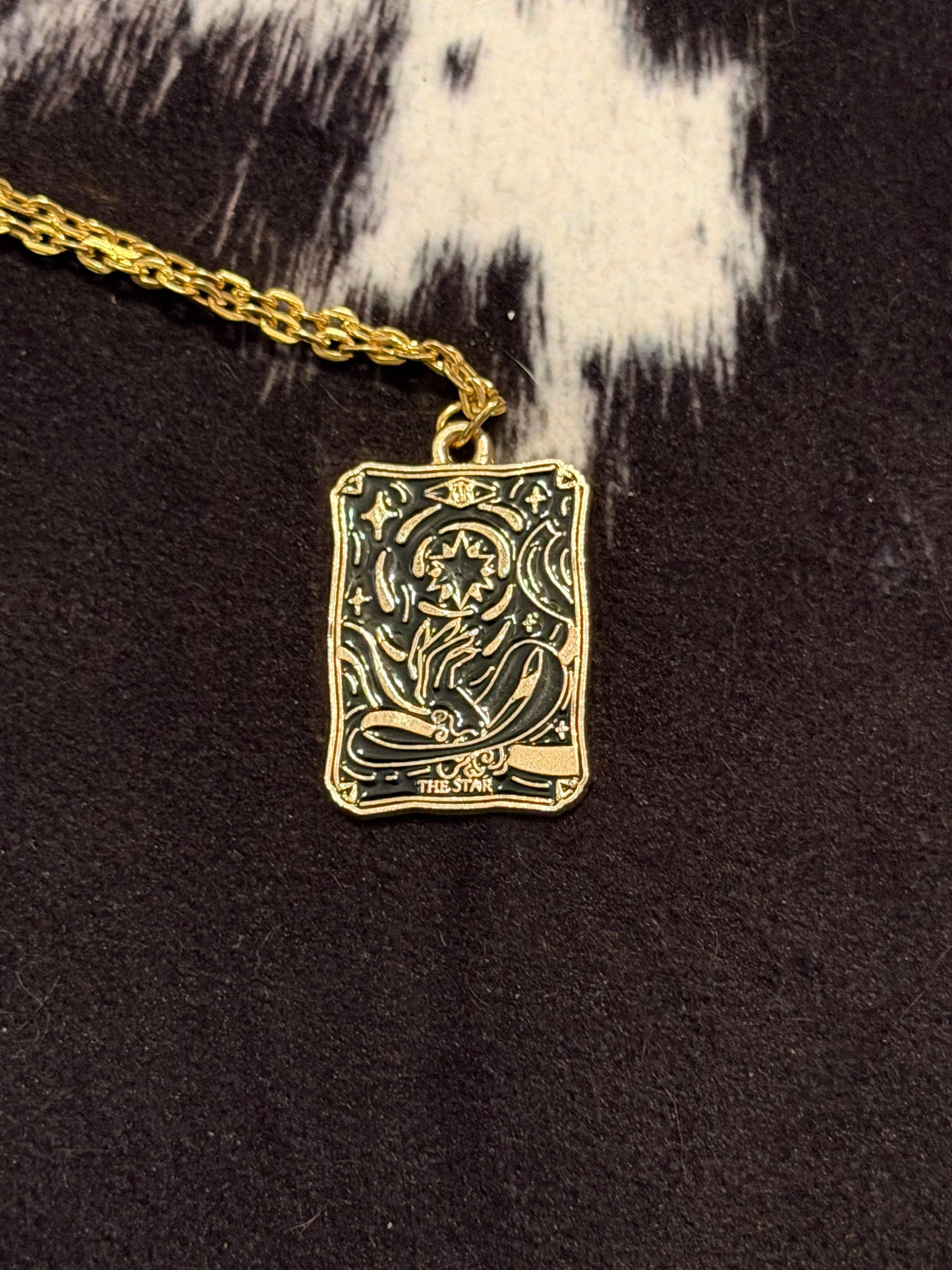 Gold Tarot Necklaces