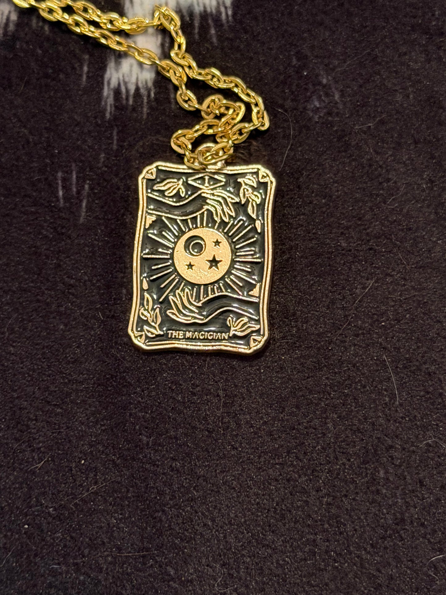 Gold Tarot Necklaces
