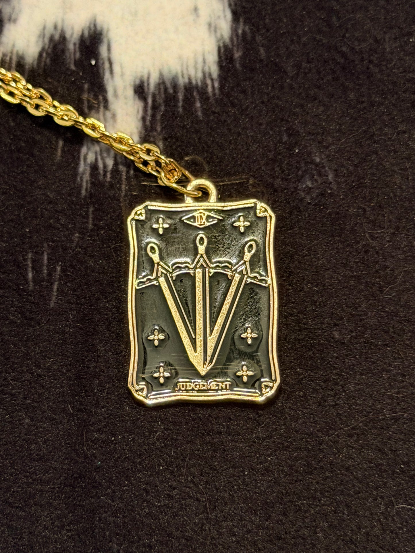 Gold Tarot Necklaces