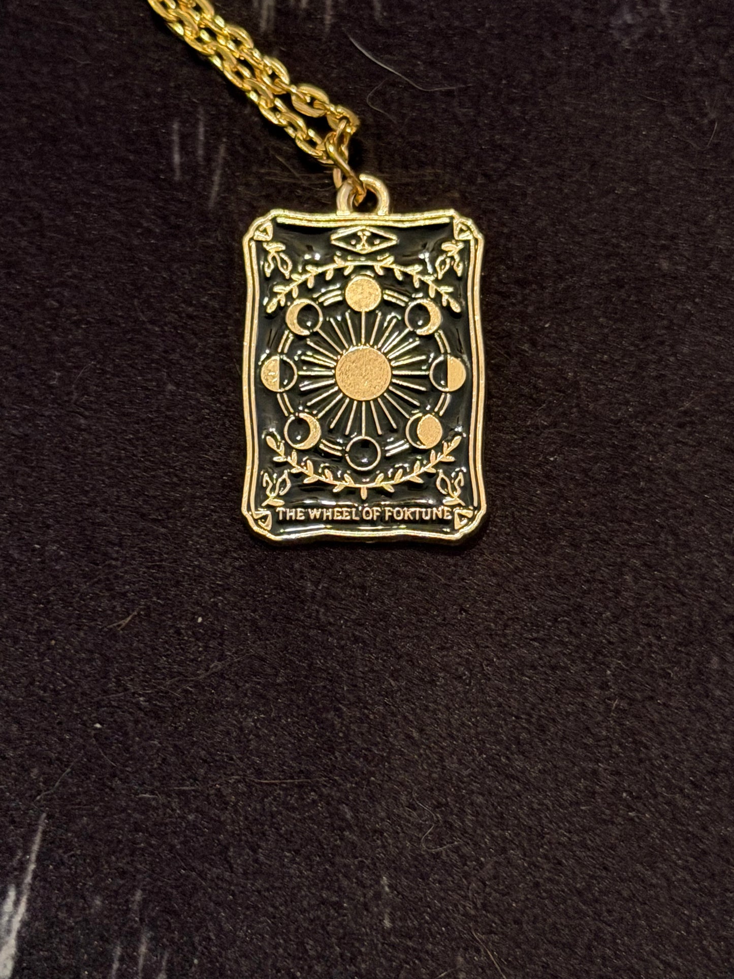 Gold Tarot Necklaces