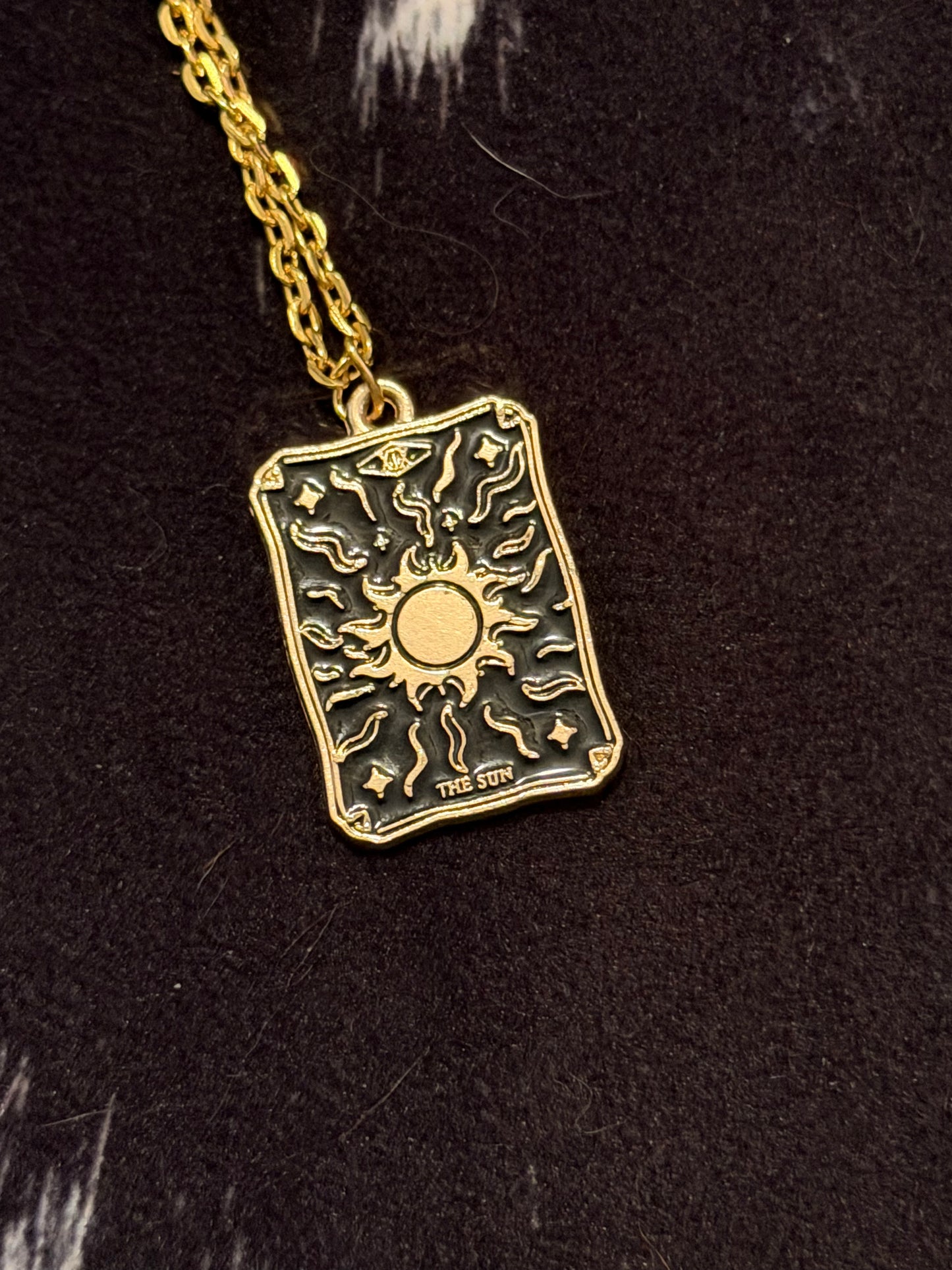 Gold Tarot Necklaces