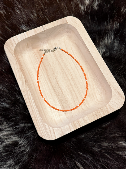 Orange necklace