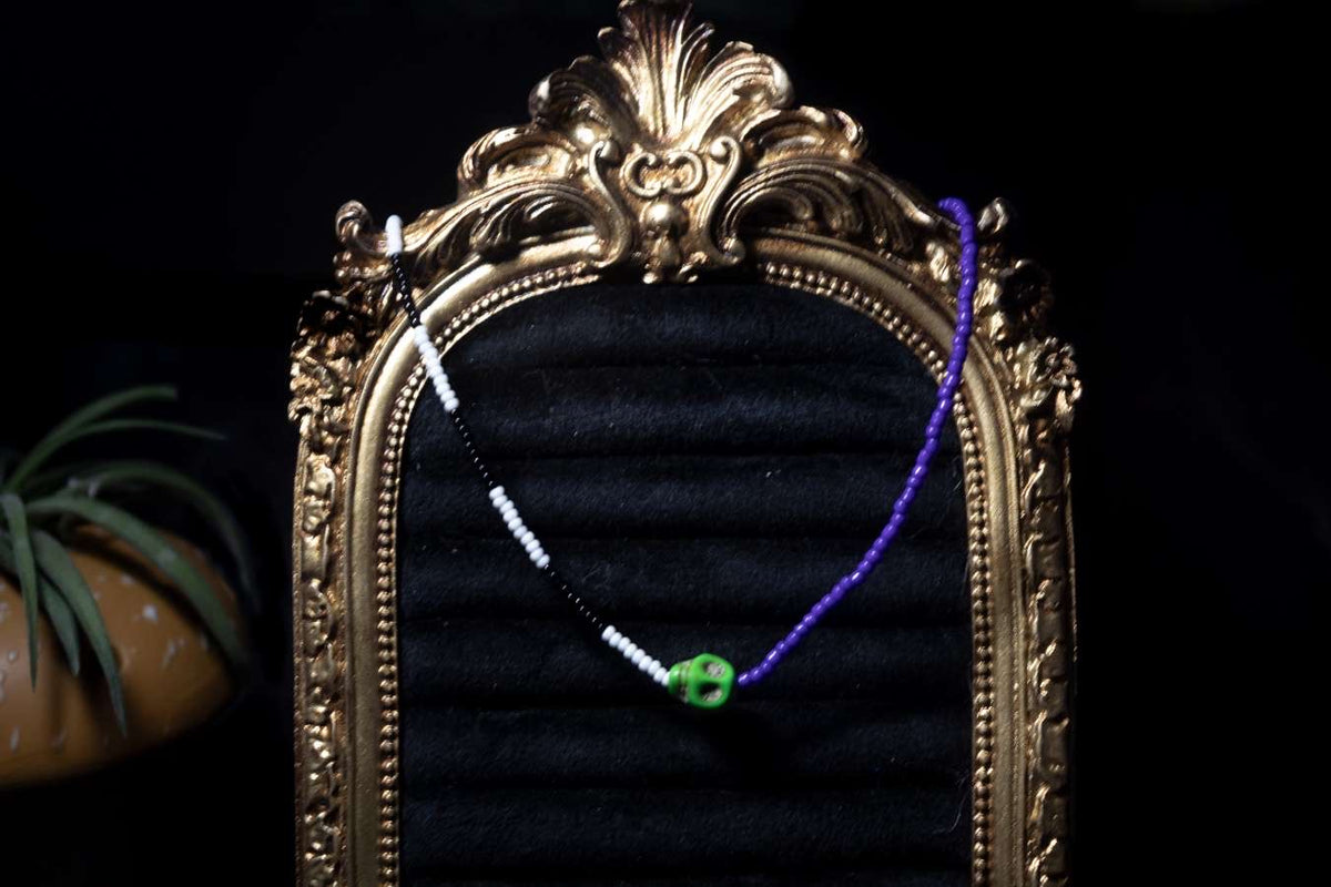 Beetlejuice necklace