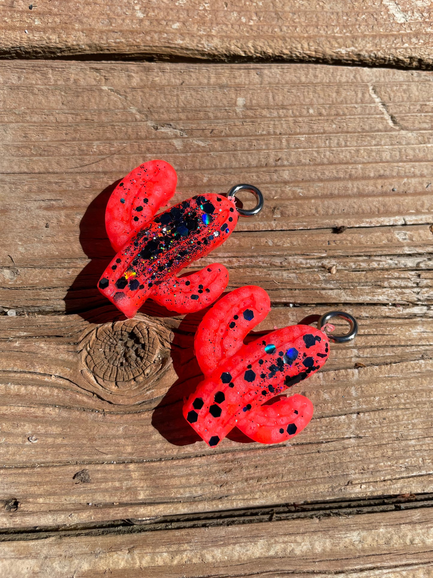 Neon Pink and black cactus vent clip