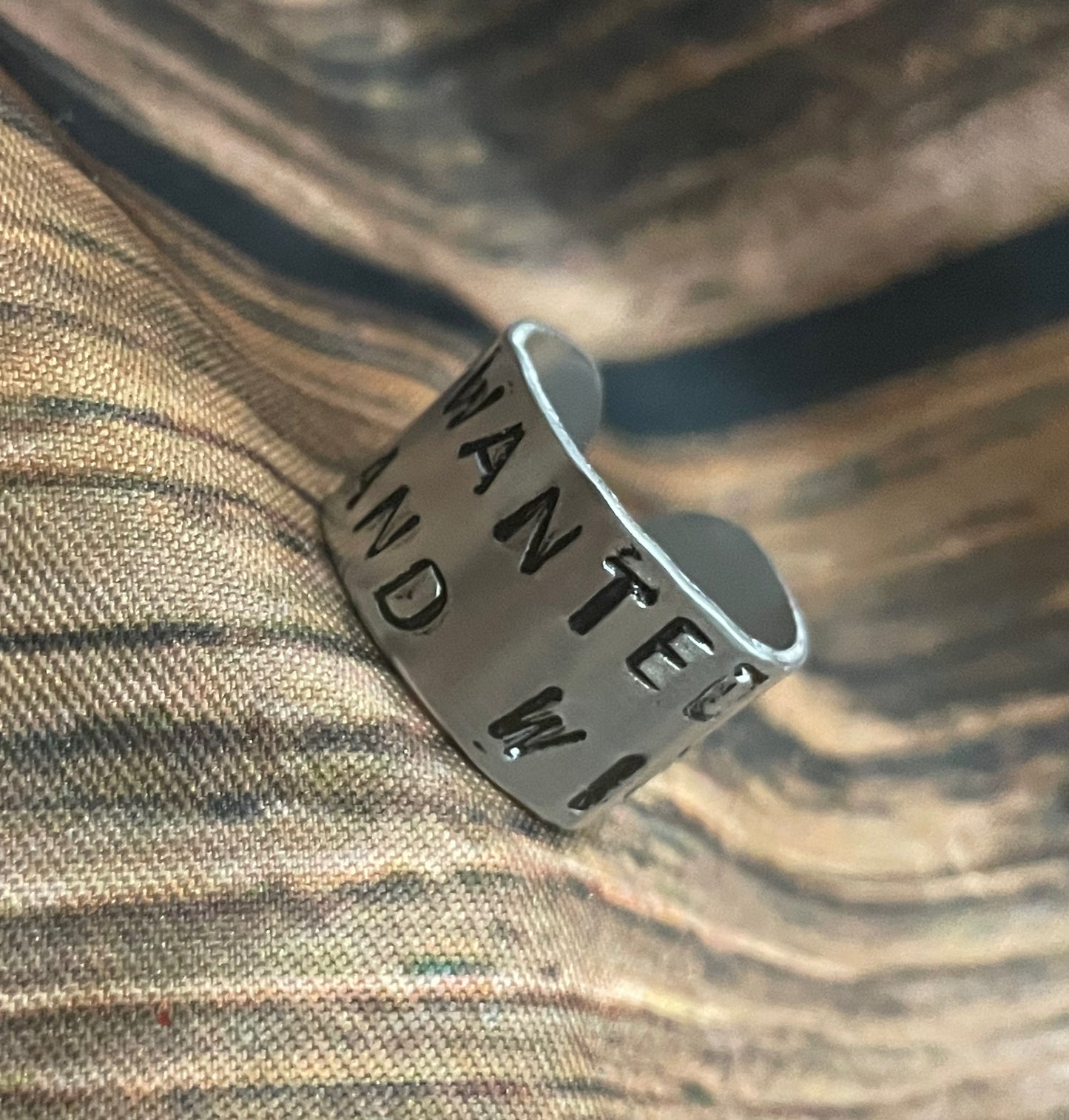 Metal stamped rings