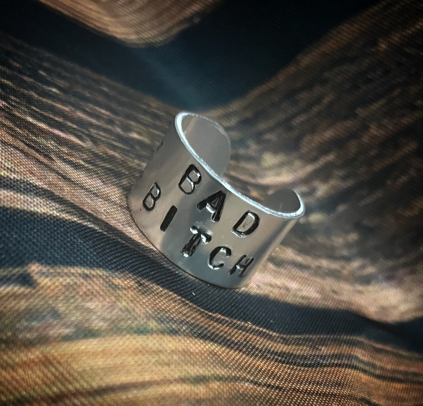 Metal stamped rings