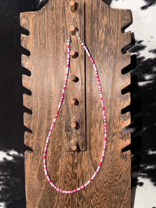 Pink Whitney Necklace
