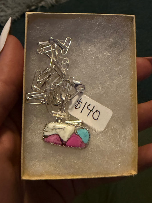 Cotton Candy Bar Necklace